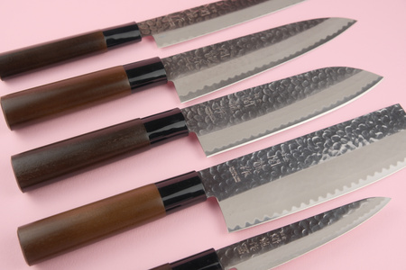 Nóż Sekiryu KATEI HAMMERED Sashimi 210 mm [SRH400]