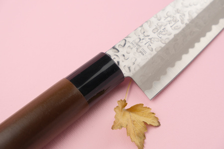 Nóż Sekiryu KATEI HAMMERED Santoku 165 mm [SRH100]