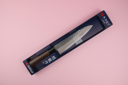 Nóż Sekiryu KATEI HAMMERED Gyuto 180 mm [SRH900]