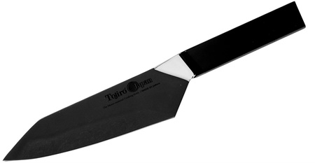 Nóż kuchenny Santoku Tojiro Origami Black Polerowany F-1771M 16,5 cm