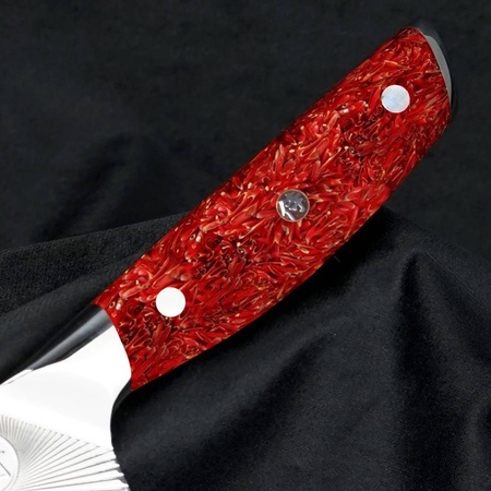 Nóż Dellinger SANDVIK NORTHERN SUN Boning 165 mm [K-H202] Red