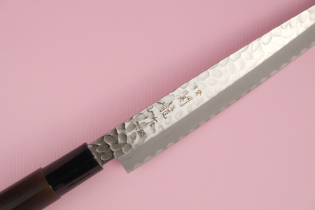 Nóż Sekiryu KATEI HAMMERED Sashimi 210 mm [SRH400]