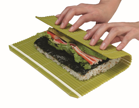 Mata do sushi  HASEGAWA 250x305 mm beżowa [FMK-L]