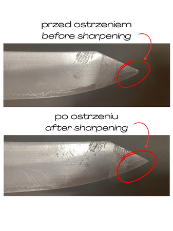 Naprawa ostrza - ostrzenie (cena za centymetr)