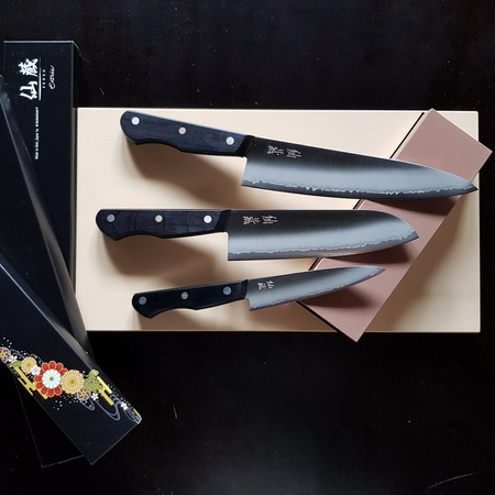 Nóż kuchenny Suncraft SENZO ENTREE Santoku 167 mm [EN-02]