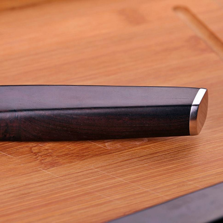 Nóż Dellinger CUBE EBONY WOOD Nakiri 200 mm [XZ-B578]