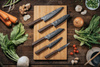 Nóż kuchenny Suncraft SENZO RETRO Nakiri 170 mm [GS-06]