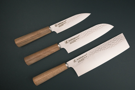Nóż Sekiryu KASHI Nakiri 180 mm [SR-VGH200W]