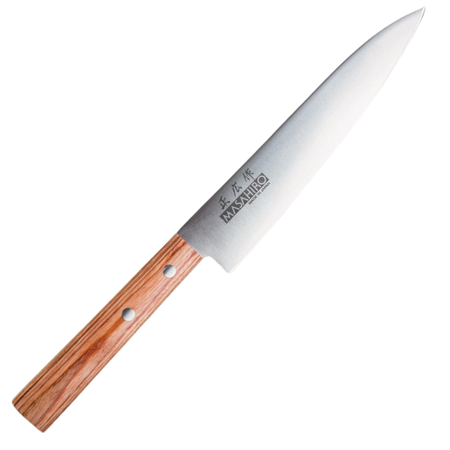 Nóż Masahiro Sankei Utility 150mm brązowy [35925]