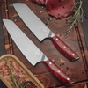 Nóż Dellinger SANDVIK NORTHERN SUN Chef 205 mm [K-H205] Red