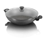 Wok Ballarini 2H z pokrywką 36 cm