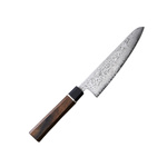 Nóż kuchenny Suncraft SENZO BLACK Santoku small 143 mm [BD-03]