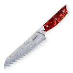 Nóż Dellinger RESIN FUTURE Santoku 170 mm [K-H191] Red