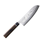 Nóż kuchenny Suncraft SENZO BLACK Santoku 167 mm [BD-04]