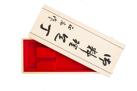 Drewniane pudełko Masahiro na dwa noże [42011]