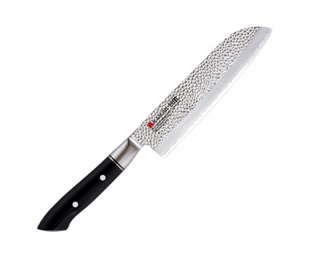 KASUMI Nóż Santoku kuty VG10 HM dł. 18 cm  młotkowany