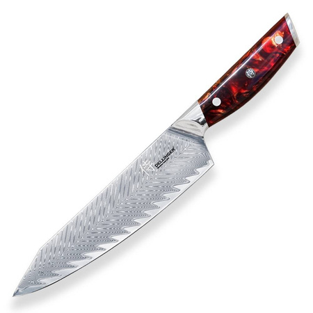 Nóż Dellinger RESIN FUTURE Chef 205 mm [K-H165] Red